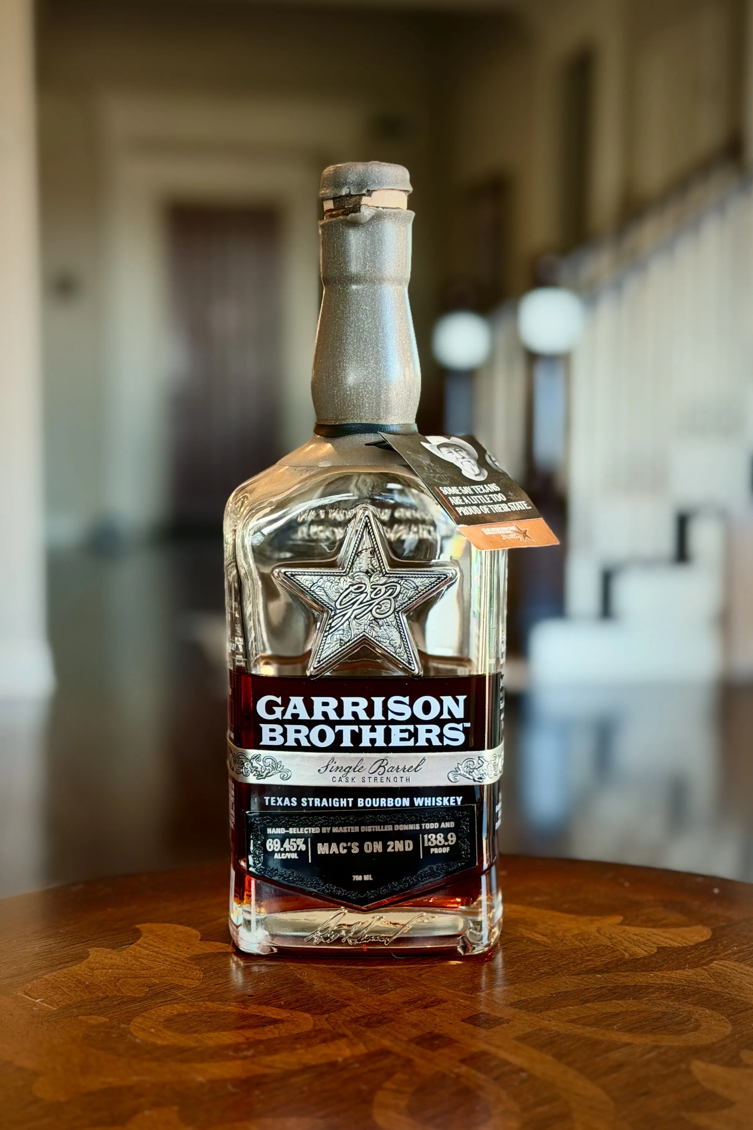 Garrison Brothers Single Barrel Cask Strength — Mac's on 2nd
