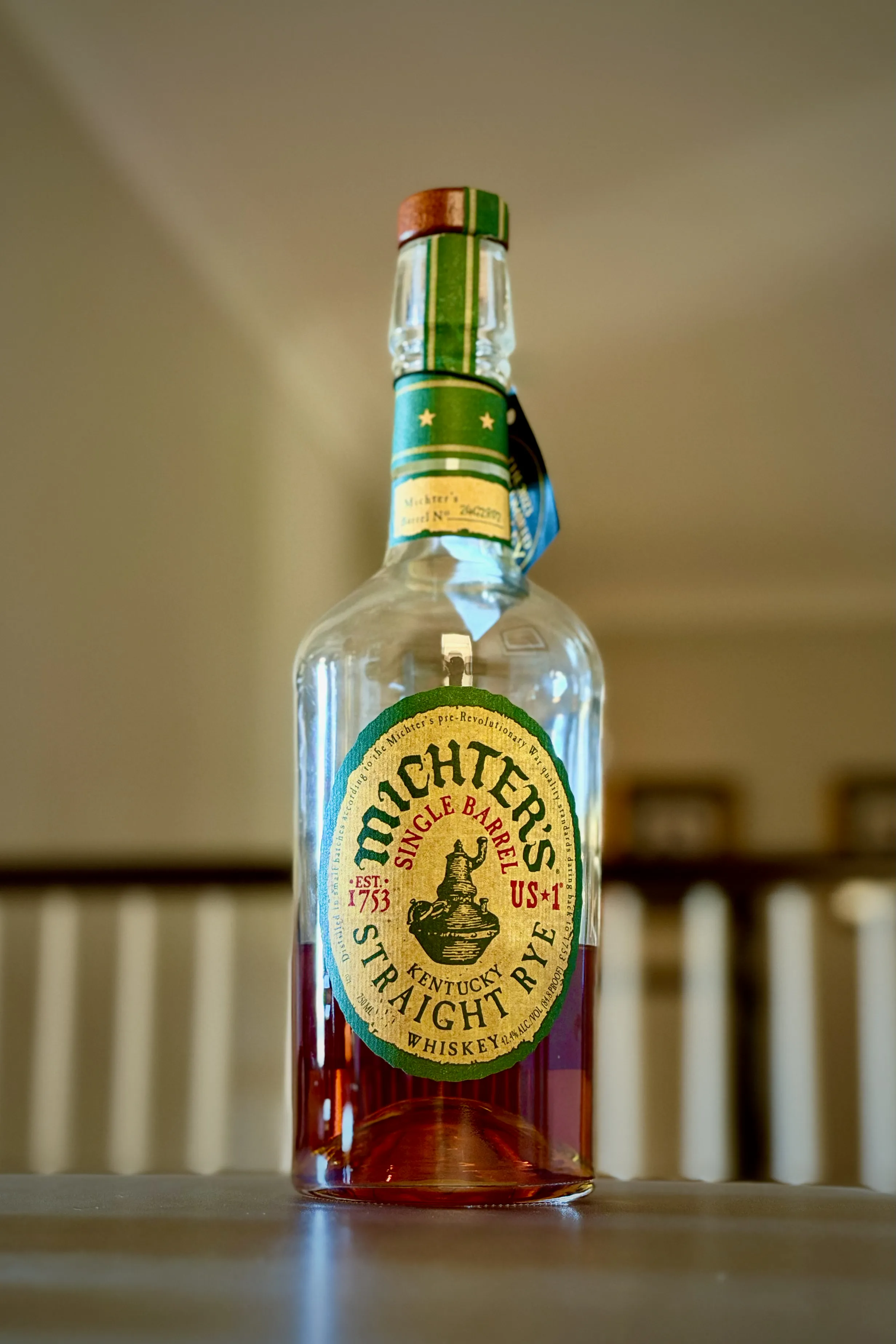 Michter's US*1 Single Barrel Straight Rye