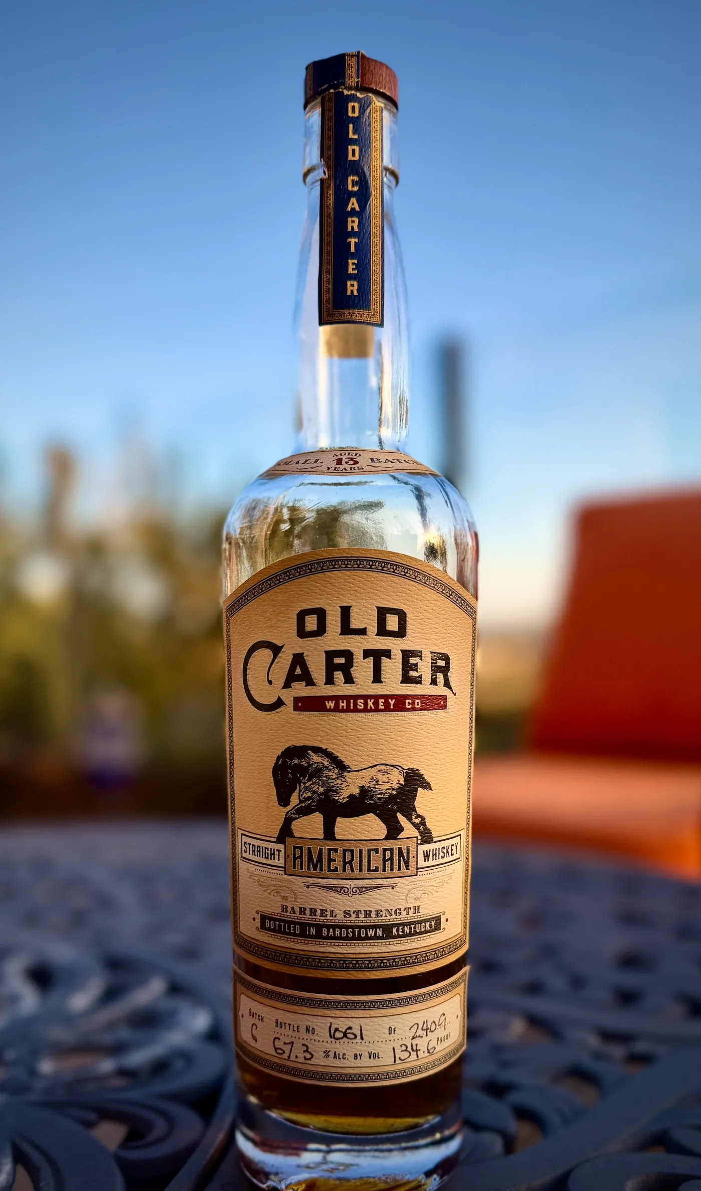 Old Carter American Whiskey Batch 6